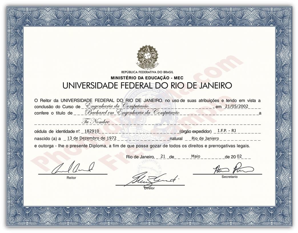 Buy Fake Diplomas and Transcripts from Brazil
